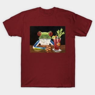 "Bloody Mary Frog" - Frogs After Five collection T-Shirt